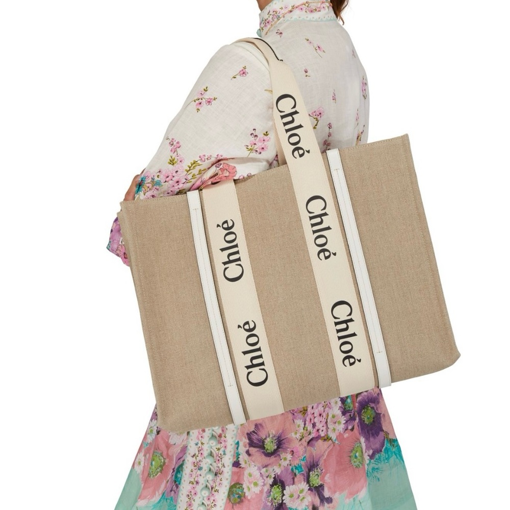 Chloe Large Woody Tote Bag